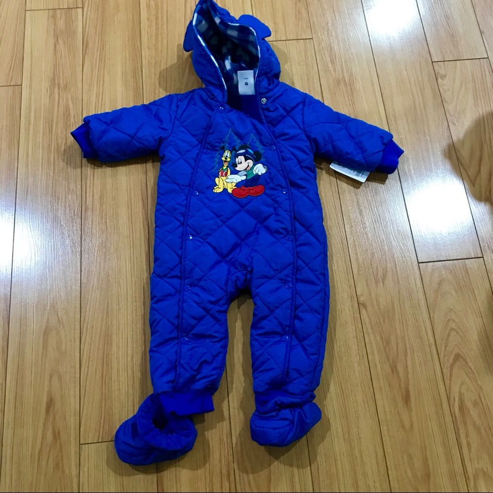 Disney Store Baby Quilted Bunting Snowsuit 9-12mo